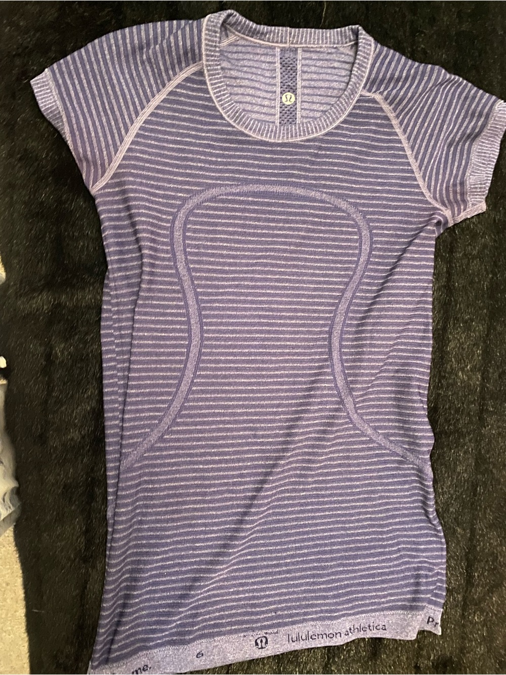 Lululemon striped athletic top